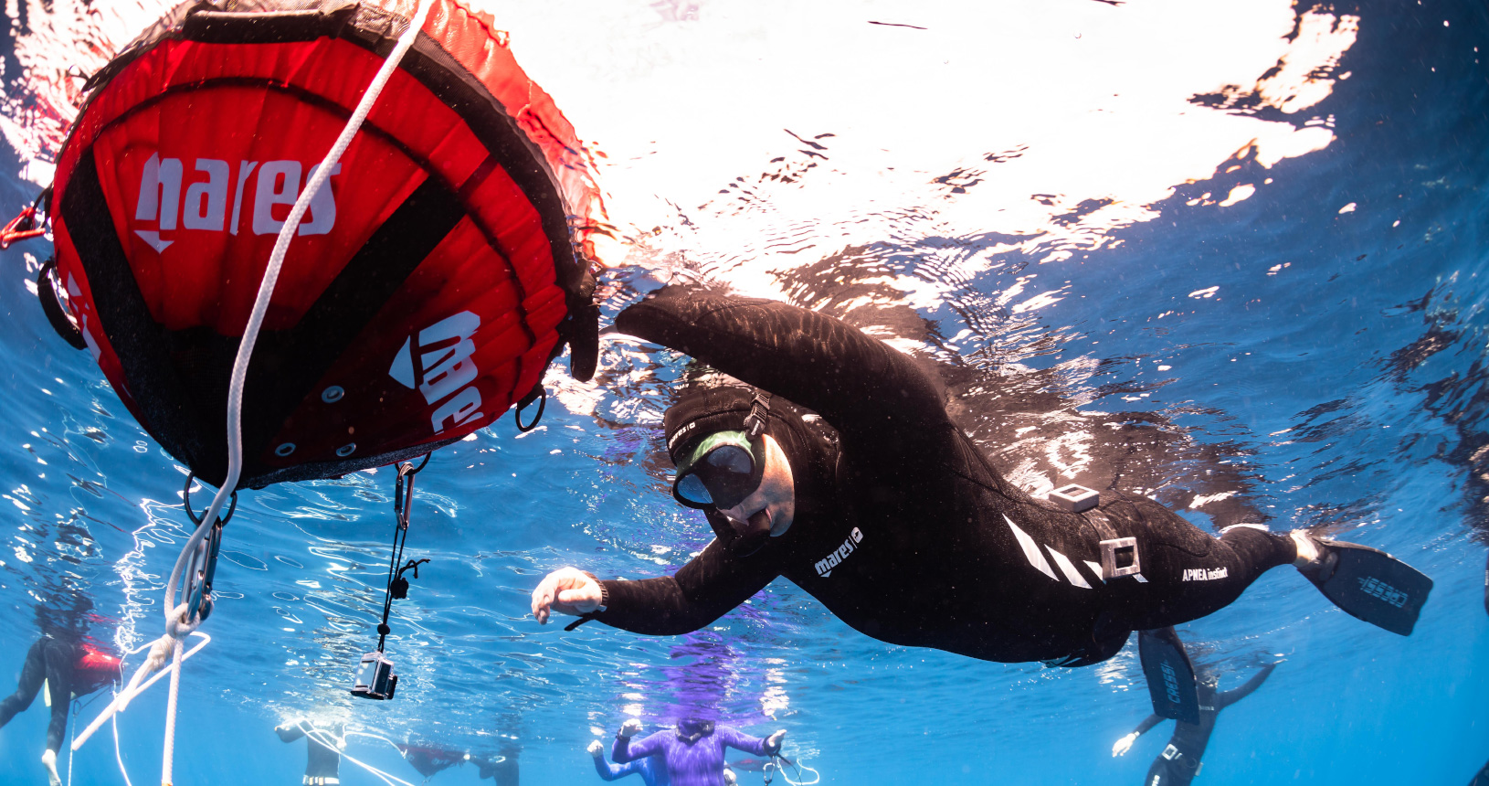 Freediving near Korčula Island